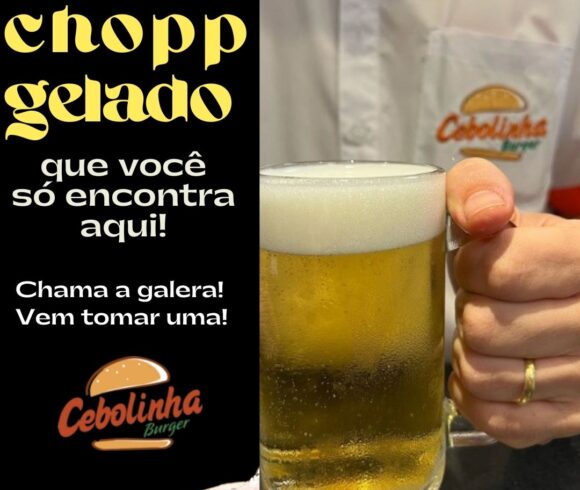 Venha desfrutar do nosso chopp gelado